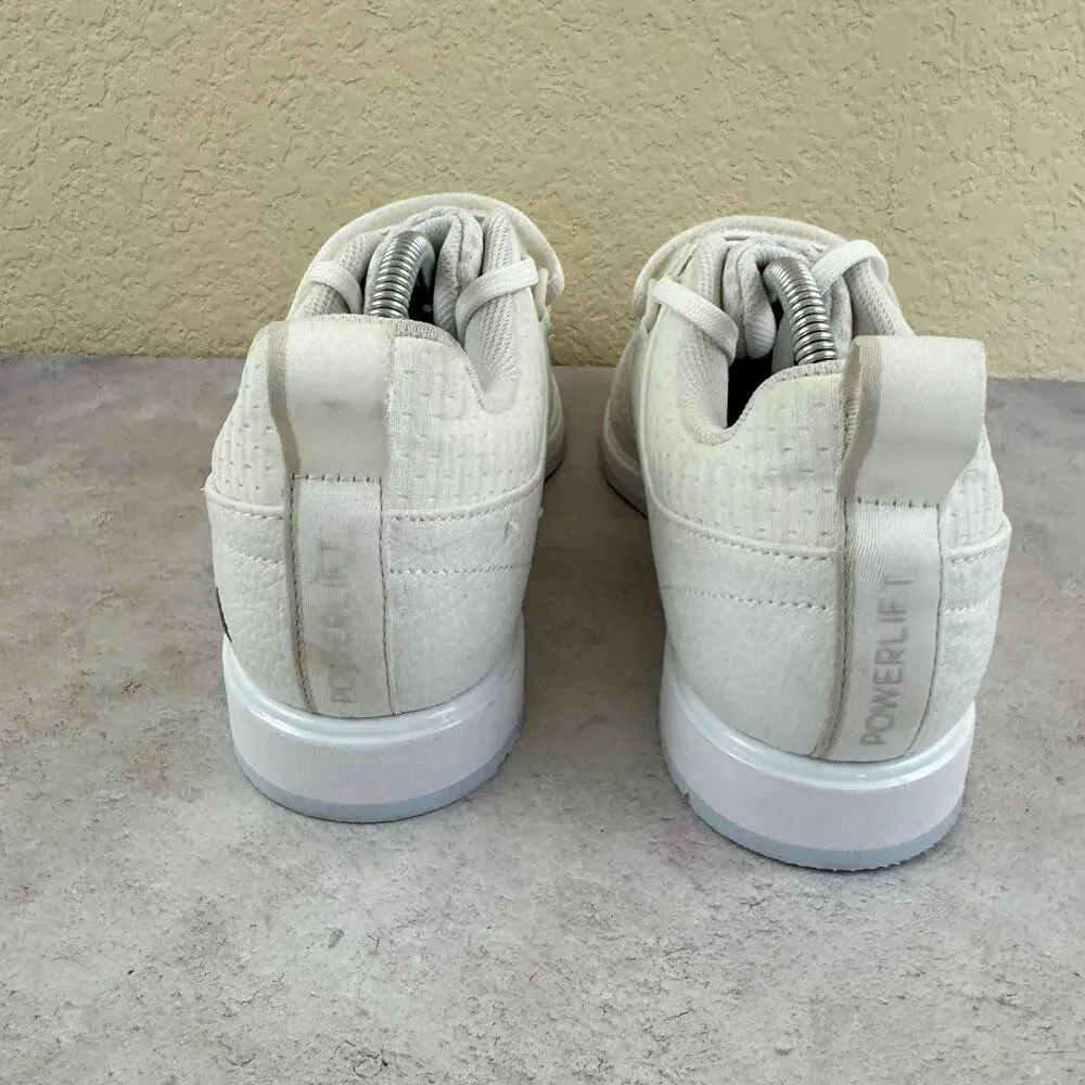 Adidas Powerlift 5 Weightlifting Shoes White Men's 6 Women's 7